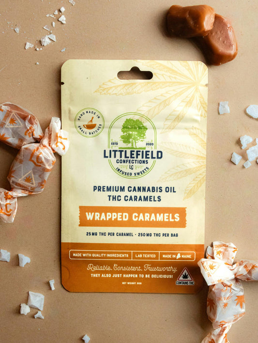 Wrapped Caramel - 25 mg/pc 250mg total