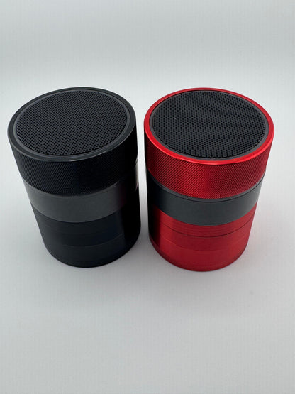 LED Bluetooth Speaker Grinder - Grind. Shine. Listen.